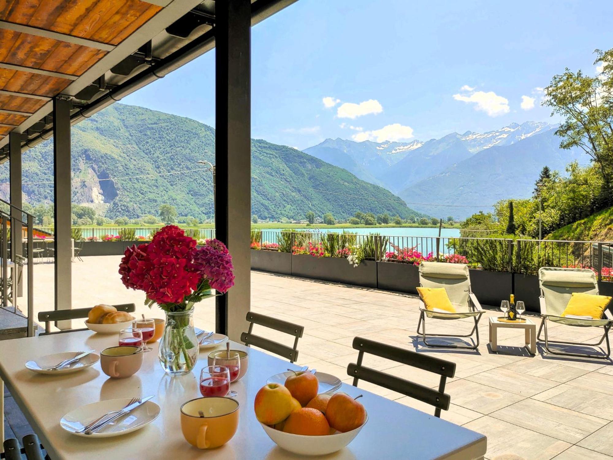 Dascio Vita See Ferienwohnung Mit Dachterrasse Dış mekan fotoğraf